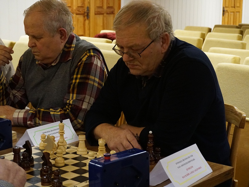 Товарищеская встреча по шахматам между командой ОАО «Могилевлифтмаш» и командой шахматистов-ветеранов Могилева